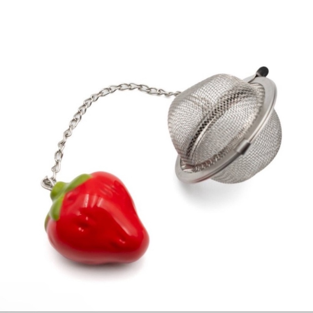 3 for $15 SALE New! Target Bullseye Playground Tea Steeper- Strawberry Design